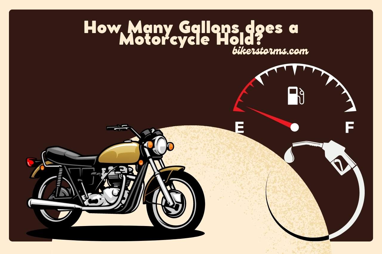 how many gallons does a motorcycle hold
