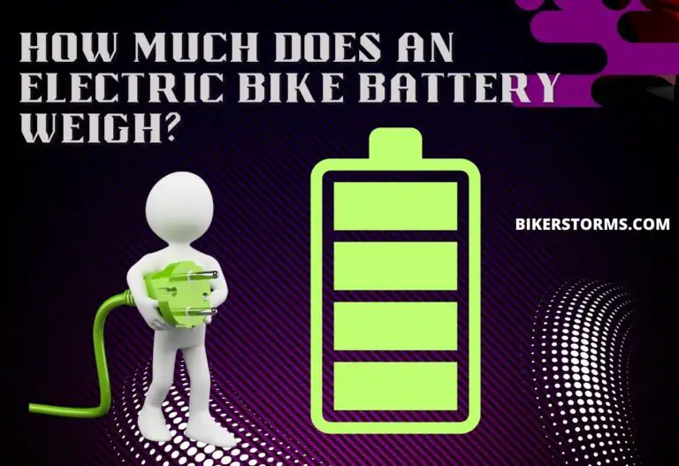 How Much Does An Electric Bike Battery Weigh?